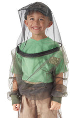 Bug Baffler insect protective child's hooded shirt