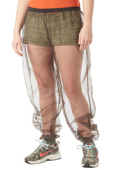 Woman wearing Bug Baffler insect protective pants