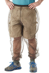 Man wearing Bug Baffler insect protective pants